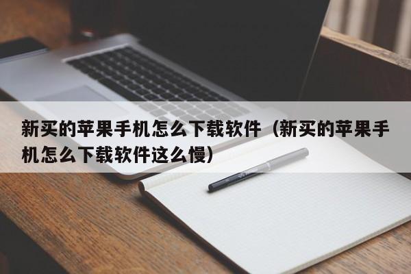 新买的苹果手机怎么下载软件（新买的苹果手机怎么下载软件这么慢）