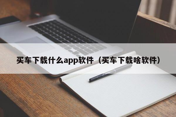 买车下载什么app软件（买车下载啥软件）