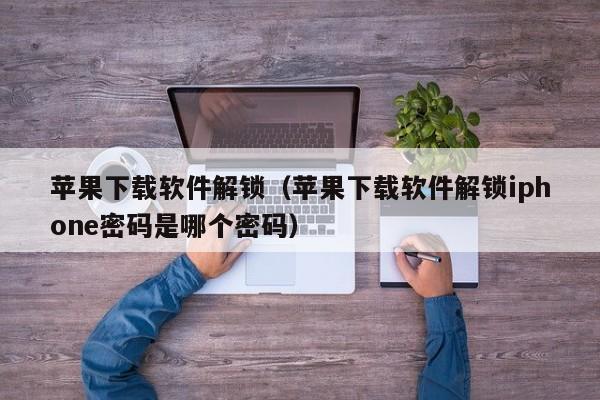 苹果下载软件解锁（苹果下载软件解锁iphone密码是哪个密码）