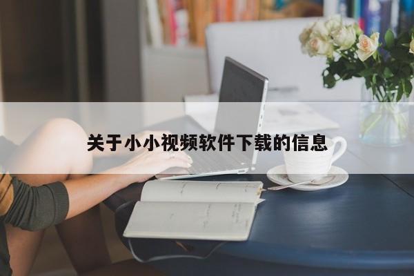关于小小视频软件下载的信息