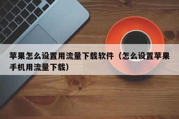 苹果怎么设置用流量下载软件（怎么设置苹果手机用流量下载）
